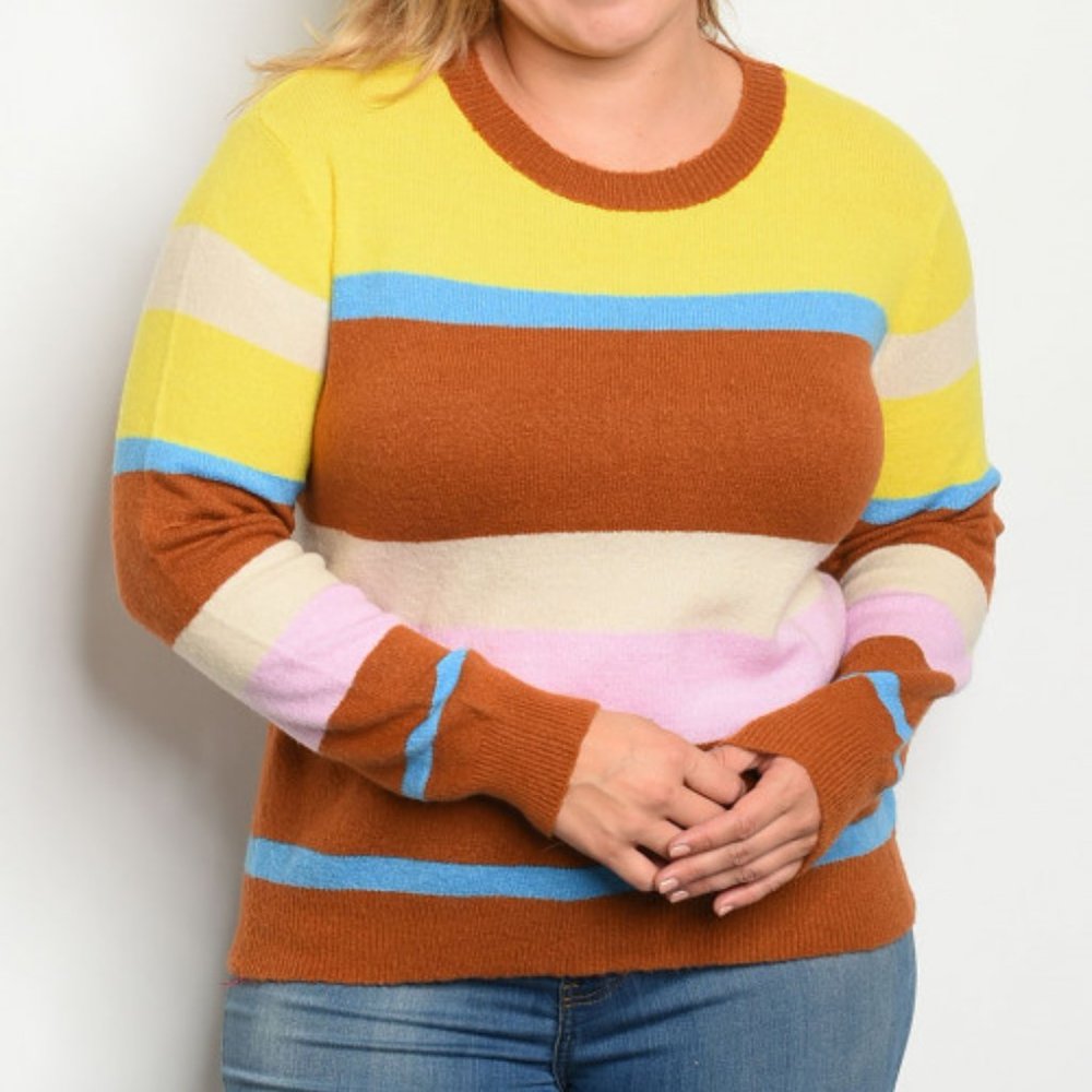 Retro Striped Sweater